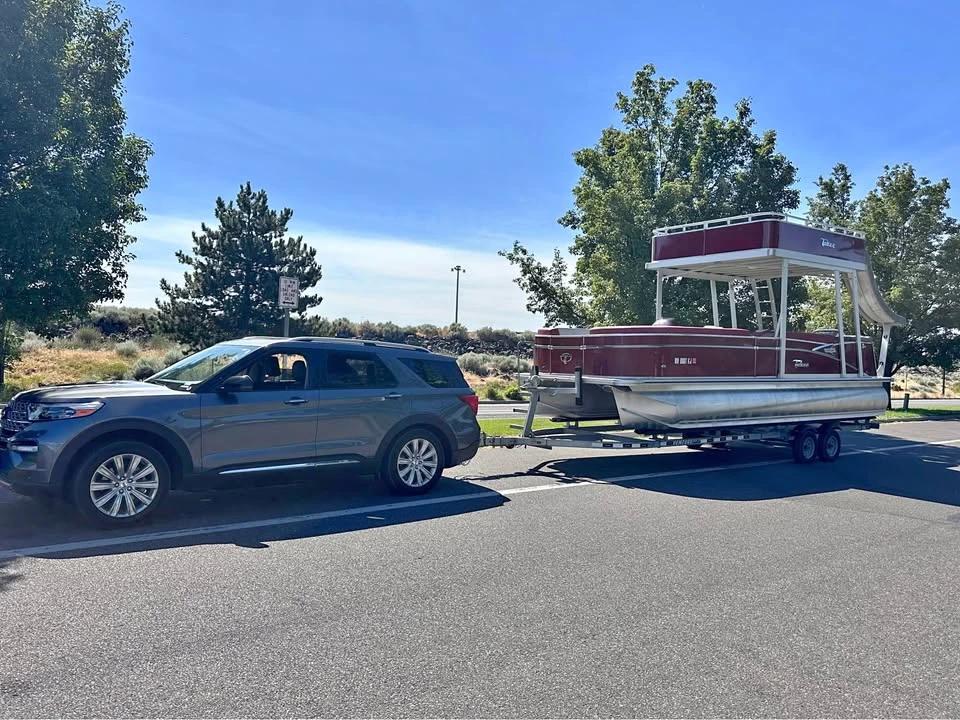 2023 Double decker pontoon with slide 24’