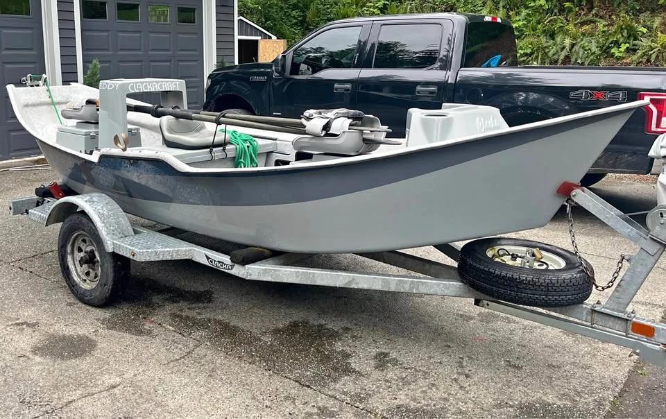 2020 Clackacraft Eddy drift boat