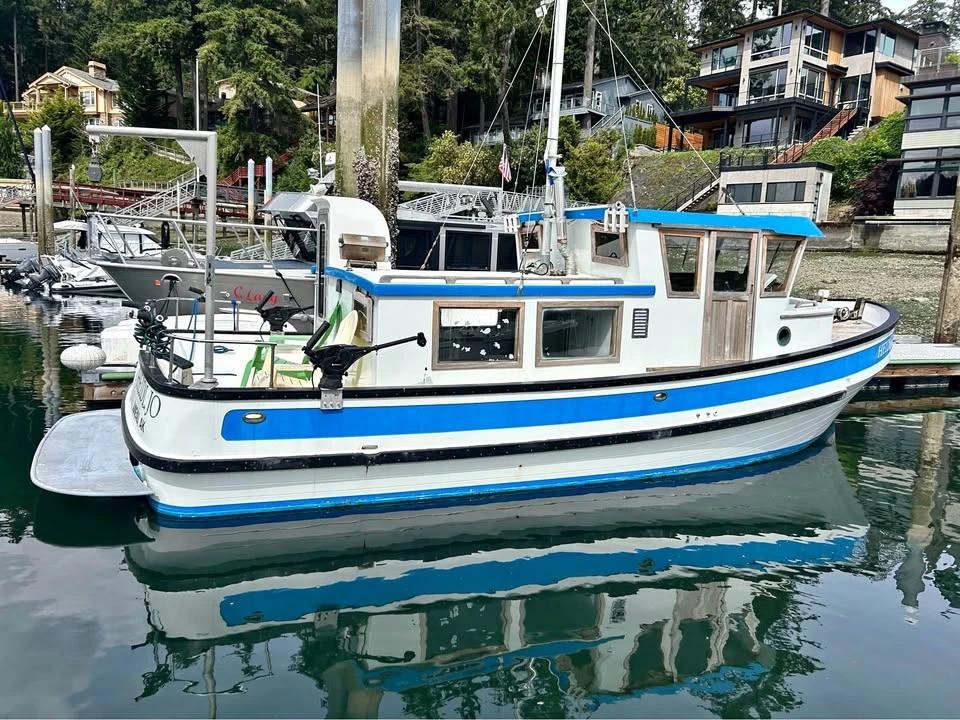1988 30’ Sundowner tug, similar to Nordic Tug Sundowner 30 Pilothouse Tug