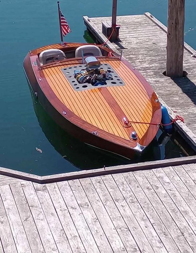 2020 17' Gentleman's Racer cracker box wooden boat Glen-L Gentry