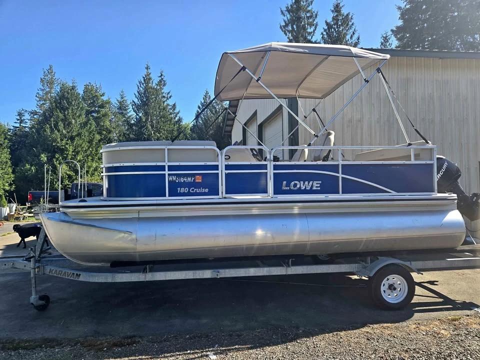 2017 lowe pontoon 180 cruise