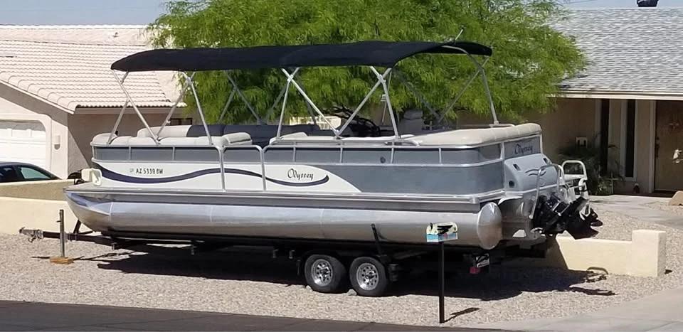 2006 Odyssey tritoon 2006 Odyssey Tri-Toon