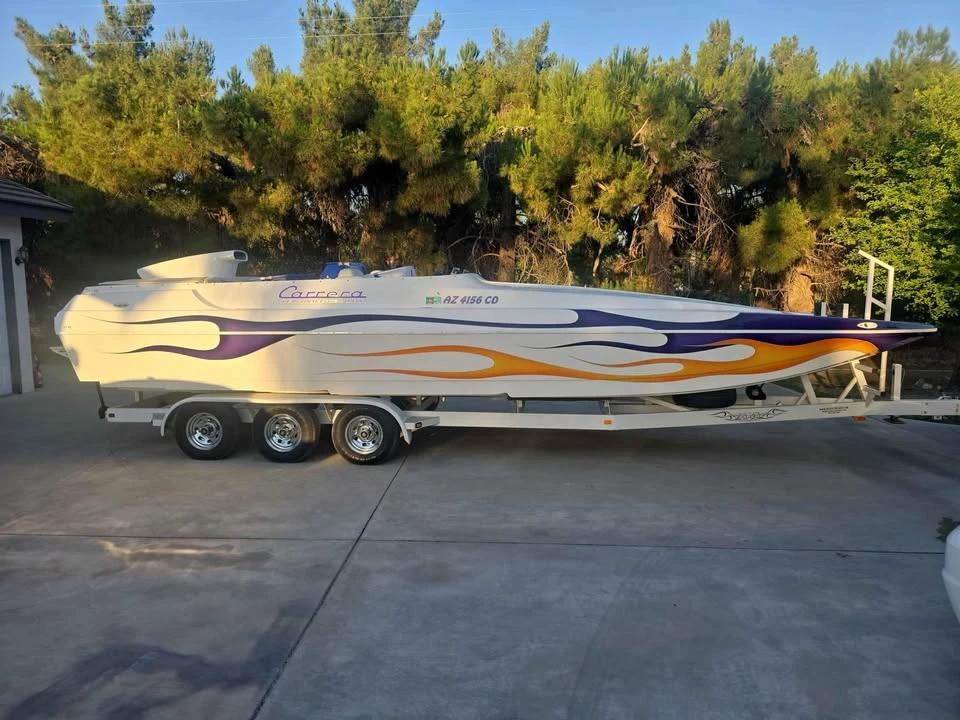 2003 carerra 29ft effect trade for pontoon boat 290 Effect