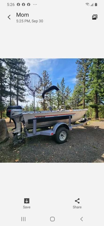 1984 Gregor Aluminum Boat